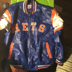 Vintage NY Mets varsity leather